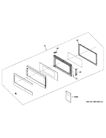 Door Parts parts for Ge Microwave PEM31RF1SS from AppliancePartsPros.com