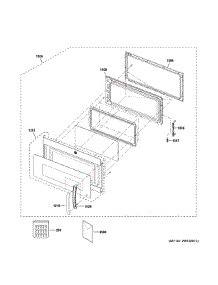 Door Parts parts for Ge Microwave PSA9240DF1BB from AppliancePartsPros.com
