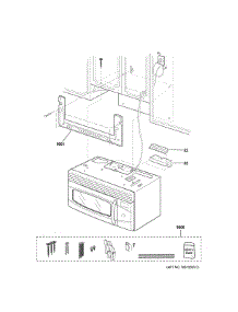 Installation Parts parts for Ge Microwave PVM9179DF1WW from AppliancePartsPros.com