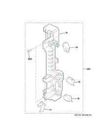 Latch Board Parts parts for Ge Microwave PVM9179DF1WW from AppliancePartsPros.com