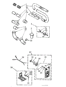 Installation Parts parts for Kenmore Vacuum 116.4052190 (1164052190, 116 4052190) from AppliancePartsPros.com