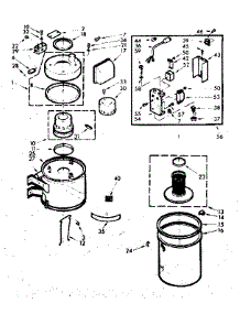 Vacuum Cleaner Parts parts for Kenmore Vacuum 116.40260 (11640260, 116 40260) from AppliancePartsPros.com