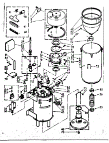 Unit Parts parts for Kenmore Vacuum 116.40810 (11640810, 116 40810) from AppliancePartsPros.com