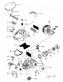 Motor Assy parts for Kenmore Vacuum 721.21325000 (72121325000, 721 21325000) from AppliancePartsPros.com