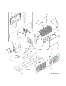 Machine Compartment parts for Ge Refrigerator PWE23KMKGES from AppliancePartsPros.com