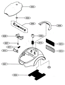 Body Cover Assy parts for Kenmore Vacuum 721.23295200 (72123295200, 721 23295200) from AppliancePartsPros.com