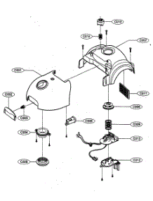 Cabinet Parts 2 parts for Kenmore Vacuum 721.23185300 (72123185300, 721 23185300) from AppliancePartsPros.com