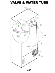 Valve And Water Parts parts for Kenmore Refrigerator 795.74093411 (79574093411, 795 74093411) from AppliancePartsPros.com