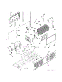 Machine Compartment parts for Ge Refrigerator GFE26GGKFBB from AppliancePartsPros.com