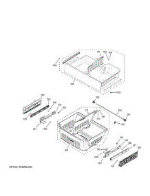 Freezer Shelves parts for Ge Refrigerator GFE28HMKBES from AppliancePartsPros.com