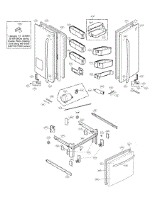 Door Parts parts for Kenmore Refrigerator 795.72183312 (79572183312, 795 72183312) from AppliancePartsPros.com