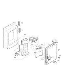 Ice Maker Parts parts for Kenmore Refrigerator 795.72183312 (79572183312, 795 72183312) from AppliancePartsPros.com