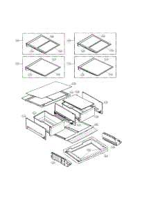 Refrigerator Parts parts for Kenmore Refrigerator 795.72183312 (79572183312, 795 72183312) from AppliancePartsPros.com