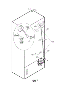 Valve And Water Parts parts for Kenmore Refrigerator 795.72482411 (79572482411, 795 72482411) from AppliancePartsPros.com