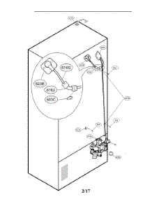 Valve And Water Parts parts for Kenmore Refrigerator 795.74023412 (79574023412, 795 74023412) from AppliancePartsPros.com