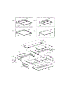 Refrigerator Parts parts for Kenmore Refrigerator 795.74043412 (79574043412, 795 74043412) from AppliancePartsPros.com