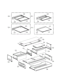 Refrigerator Parts parts for Kenmore Refrigerator 795.75049610 (79575049610, 795 75049610) from AppliancePartsPros.com