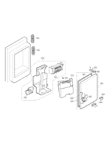 Ice Maker Parts parts for Kenmore Refrigerator 795.75049610 (79575049610, 795 75049610) from AppliancePartsPros.com