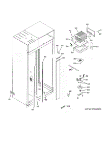 Freezer Section parts for Ge Refrigerator ZCSP480DMBSS from AppliancePartsPros.com