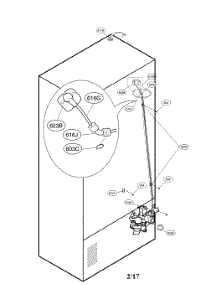Valve And Water Parts parts for Kenmore Refrigerator 795.72489411 (79572489411, 795 72489411) from AppliancePartsPros.com
