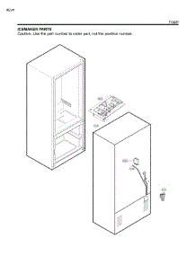 Ice Maker Parts parts for Kenmore Refrigerator 795.71329411 (79571329411, 795 71329411) from AppliancePartsPros.com