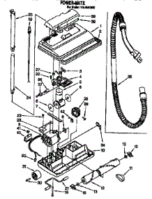 Power-Mate Assembly parts for Kenmore Vacuum 116.2541090 (1162541090, 116 2541090) from AppliancePartsPros.com