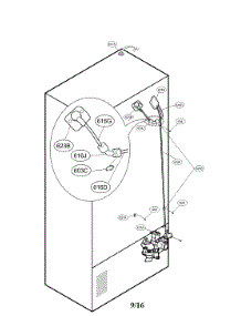Valve And Water Parts parts for Kenmore Refrigerator 795.73157610 (79573157610, 795 73157610) from AppliancePartsPros.com