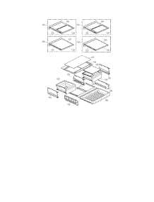 Refrigerator Parts parts for Kenmore Refrigerator 795.73167610 (79573167610, 795 73167610) from AppliancePartsPros.com
