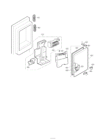 Ice Maker Parts parts for Kenmore Refrigerator 795.73167610 (79573167610, 795 73167610) from AppliancePartsPros.com