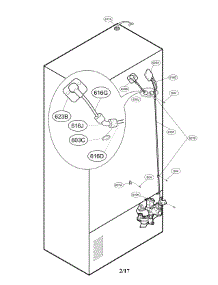 Valve And Water Parts parts for Kenmore Refrigerator 795.73167610 (79573167610, 795 73167610) from AppliancePartsPros.com