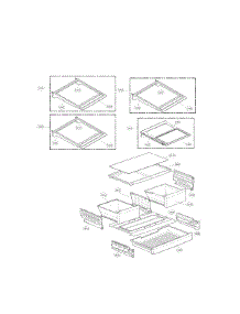Refrigerator Parts parts for Kenmore Refrigerator 795.72063316 (79572063316, 795 72063316) from AppliancePartsPros.com