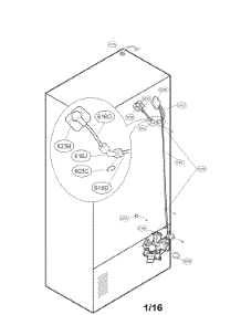 Valve And Water Parts parts for Kenmore Refrigerator 795.72063316 (79572063316, 795 72063316) from AppliancePartsPros.com