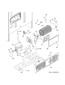 Machine Compartment parts for Ge Refrigerator CFE28USHJSS from AppliancePartsPros.com