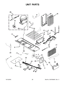 Unit Parts parts for Kenmore Refrigerator 106.51779510 (10651779510, 106 51779510) from AppliancePartsPros.com