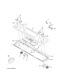 Control Panel parts for Ge Range JS645FL3DS from AppliancePartsPros.com
