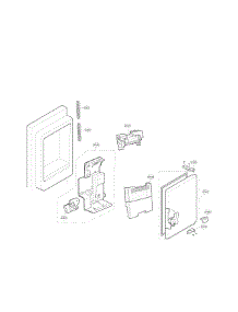 Ice Maker Parts parts for Kenmore Refrigerator 795.71032012 (79571032012, 795 71032012) from AppliancePartsPros.com