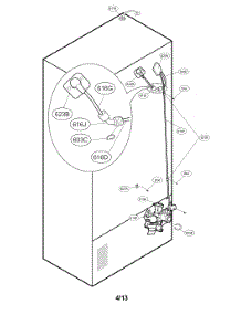 Value And Water Tube Parts parts for Kenmore Refrigerator 795.72053316 (79572053316, 795 72053316) from AppliancePartsPros.com