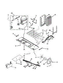 Unit Parts parts for Kenmore Refrigerator 106.51712410 (10651712410, 106 51712410) from AppliancePartsPros.com
