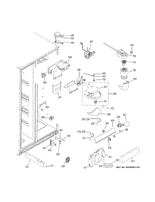 Fresh Food Section parts for Ge Refrigerator GSE23GSKECSS from AppliancePartsPros.com