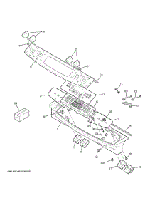 Control Panel parts for Ge Range JD630DF8WW from AppliancePartsPros.com