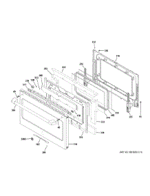 Lower Door parts for Ge Range CHS995SEL2SS from AppliancePartsPros.com