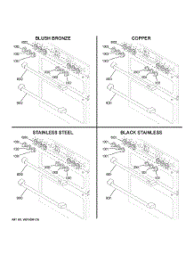 Cafe Customization parts for Ge Range CHS950P3M1D1 from AppliancePartsPros.com