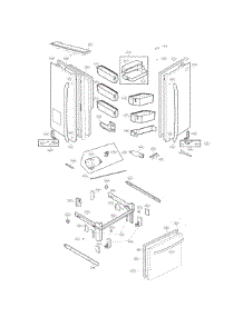 Door Parts parts for Kenmore Refrigerator 795.74093410 (79574093410, 795 74093410) from AppliancePartsPros.com