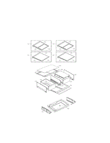 Refrigerator Parts parts for Kenmore Refrigerator 795.74099410 (79574099410, 795 74099410) from AppliancePartsPros.com