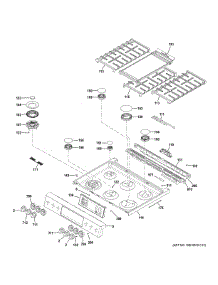Control Panel & Cooktop parts for Ge Range CGS986SEL2SS from AppliancePartsPros.com
