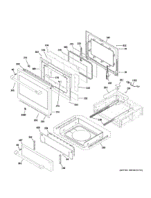 Door & Drawer Parts parts for Ge Range CGS986SEL2SS from AppliancePartsPros.com