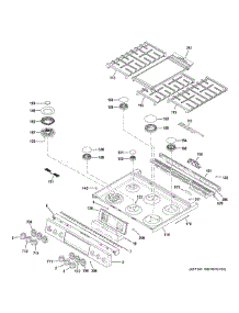 Control Panel & Cooktop parts for Ge Range CGS986EEL2DS from AppliancePartsPros.com