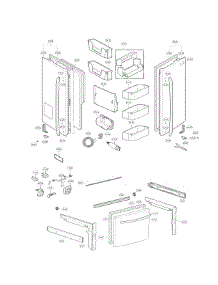 Door Parts parts for Kenmore Refrigerator 795.73132410 (79573132410, 795 73132410) from AppliancePartsPros.com