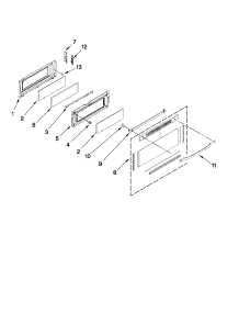 Upper Door Parts parts for Kenmore Vacuum 61372 from AppliancePartsPros.com
