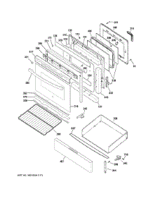 Door & Drawer Parts parts for Ge Range JGB450DEK2WW from AppliancePartsPros.com